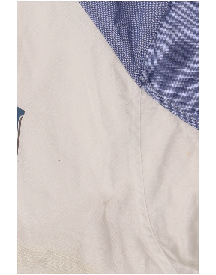 JECKERSON Ανδρικό κοντομάνικο γραφικό πουκάμισο XL μπλε χρώματος