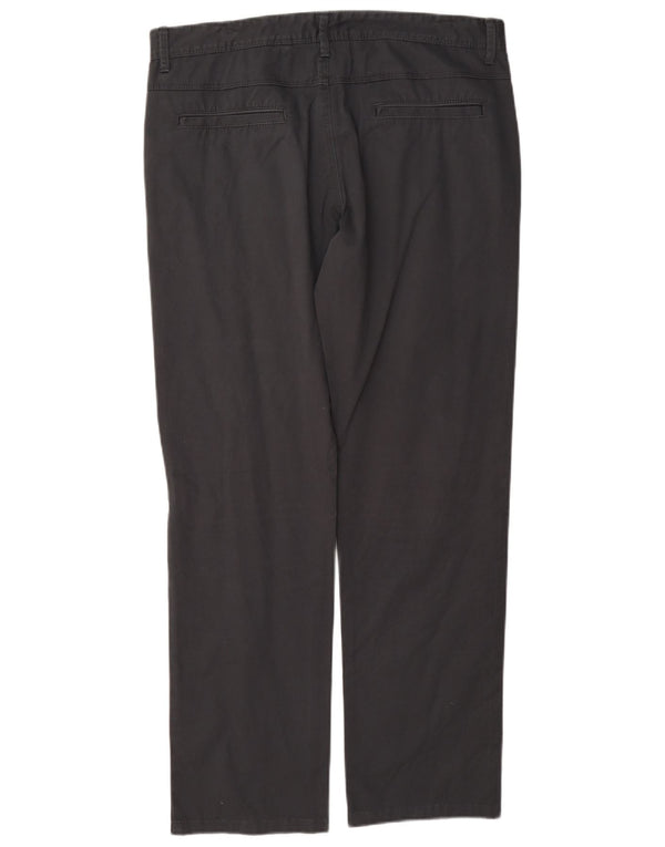 Zara Ανδρικό ίσιο παντελόνι Chino EU 44 Large W34 L30 Γκρι βαμβακερό