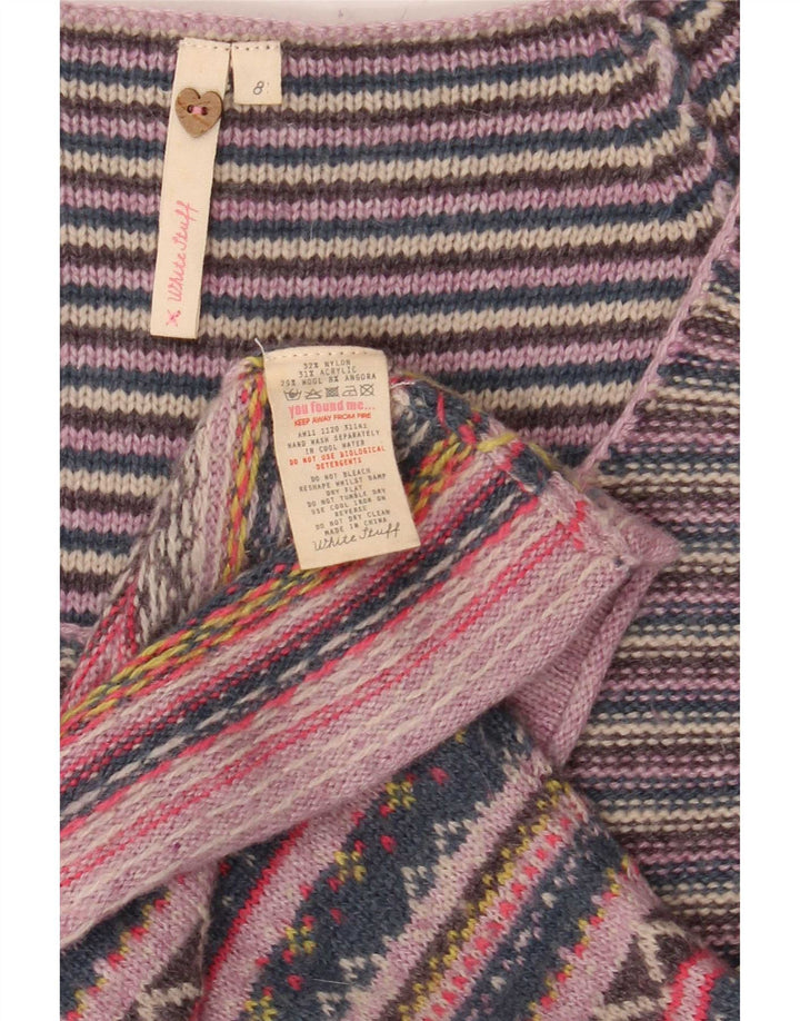 White Stuff Γυναικείο Jumper Φόρεμα UK 8 Μικρό πολύχρωμο ριγέ
