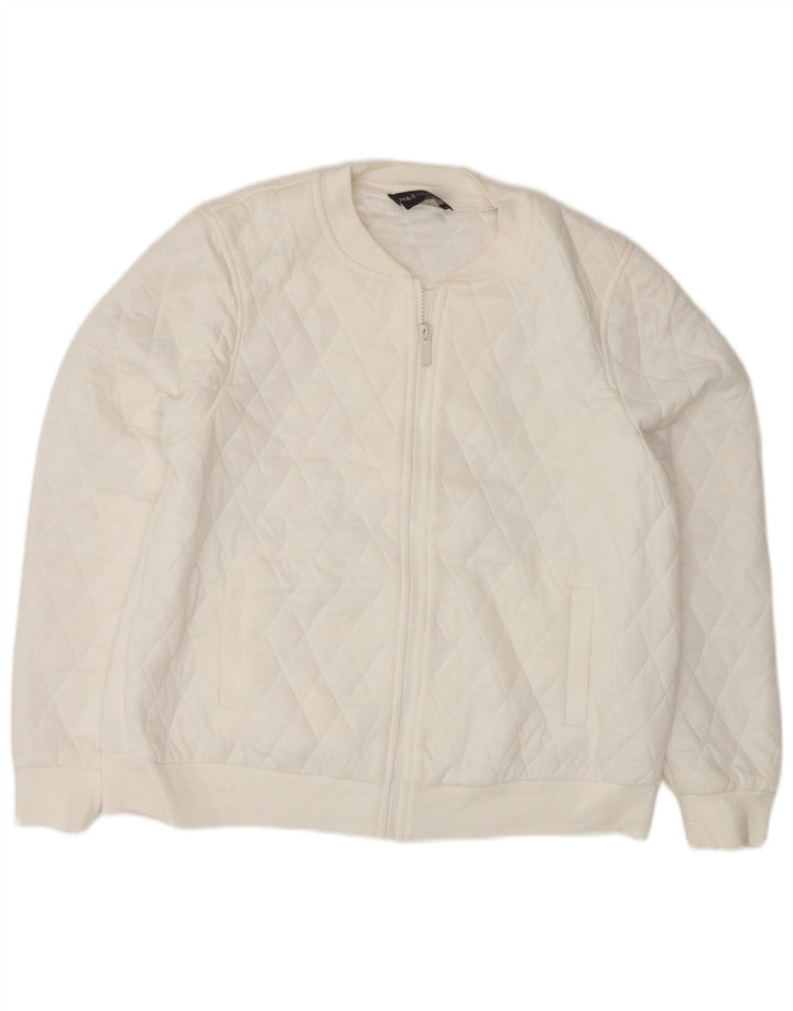 Marks & Spencer Γυναικείο Καπιτονέ μπουφάν UK 14 Large White Polyester