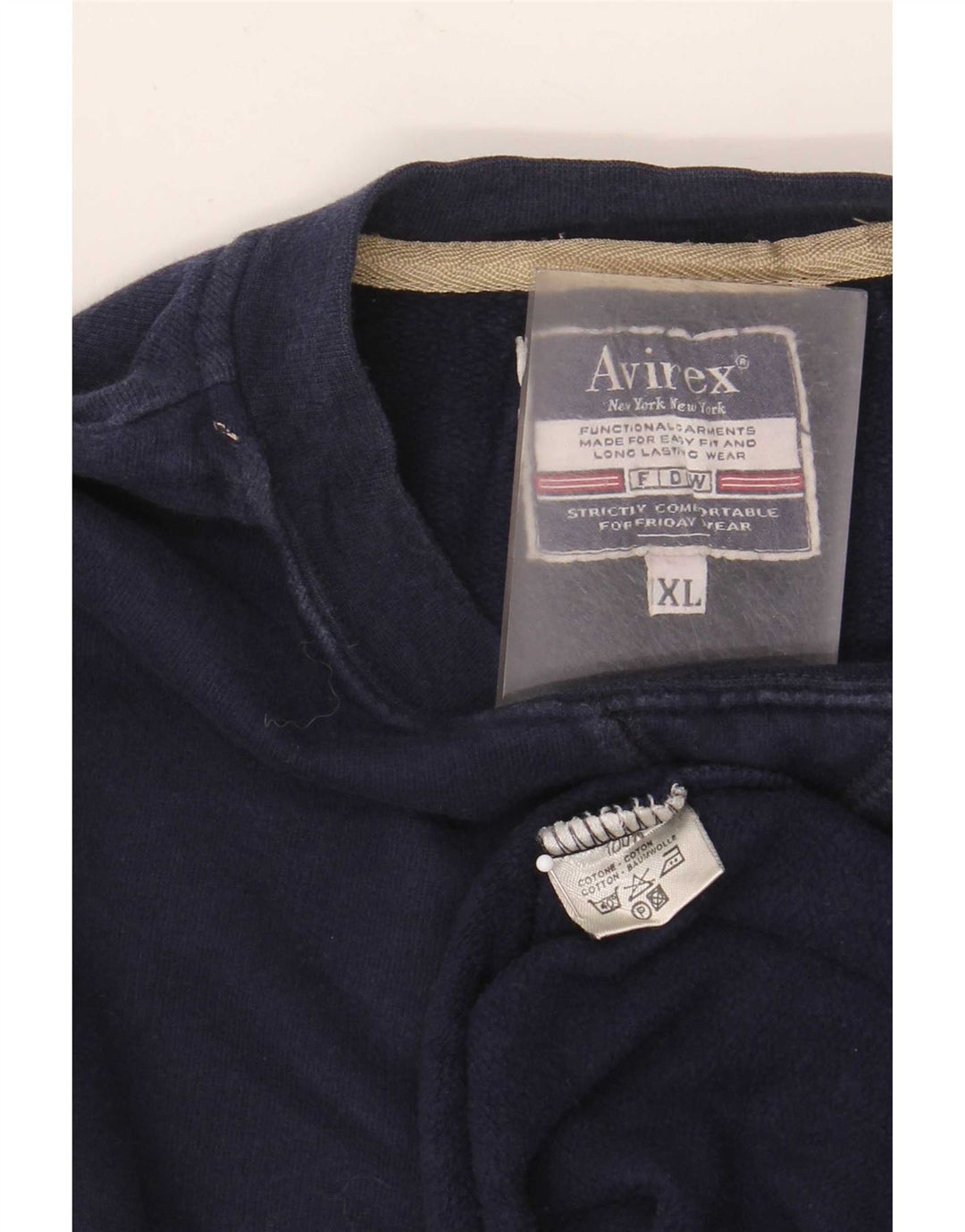 Ανδρικό φούτερ Avirex Jumper XL Navy Blue Cotton