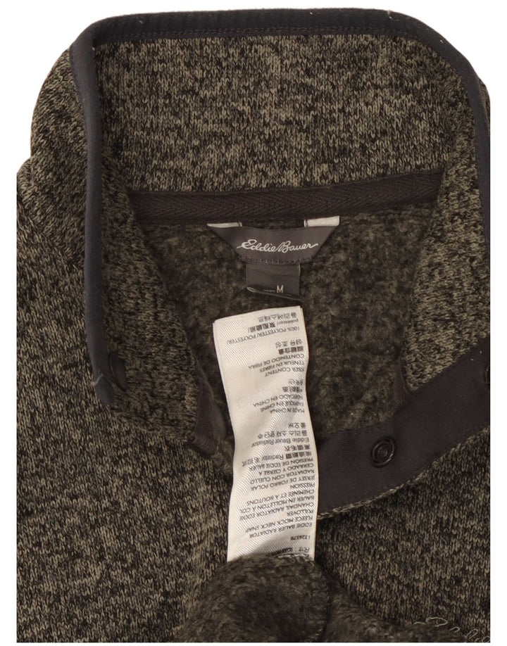 Ανδρικό φούτερ με λαιμόκοψη με κουμπιά Eddie Bauer με μεσαίο γκρι φλύκταινα