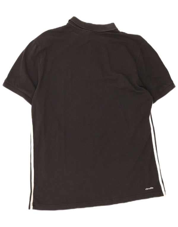 Ανδρικό πουκάμισο Adidas Climalite Polo XL Μαύρο βαμβακερό