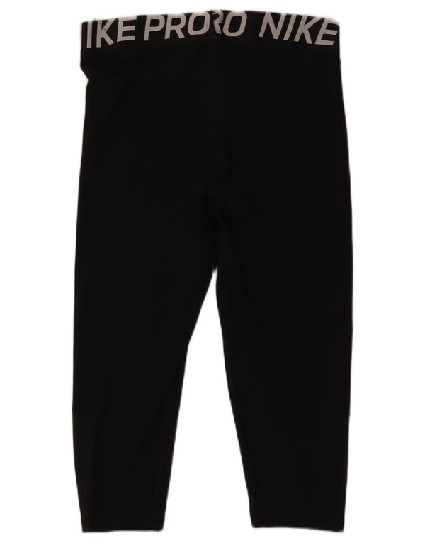 Γυναικείο κολάν Nike Dri Fit Capri UK 18 XL μαύρο πολυεστέρα