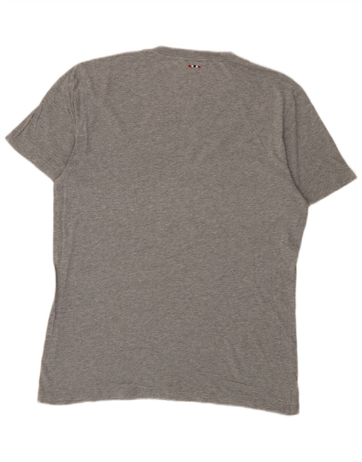 Ανδρικό μπλουζάκι Napapijri Geographic Graphic Top Medium Grey