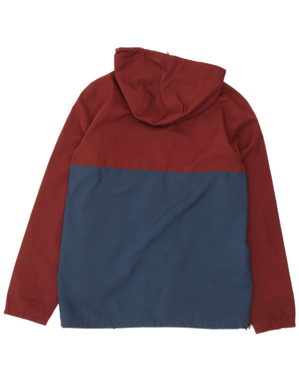 Ανδρικό μπουφάν βροχής με κουκούλα Vans UK 38 Medium Burgundy Colorblock