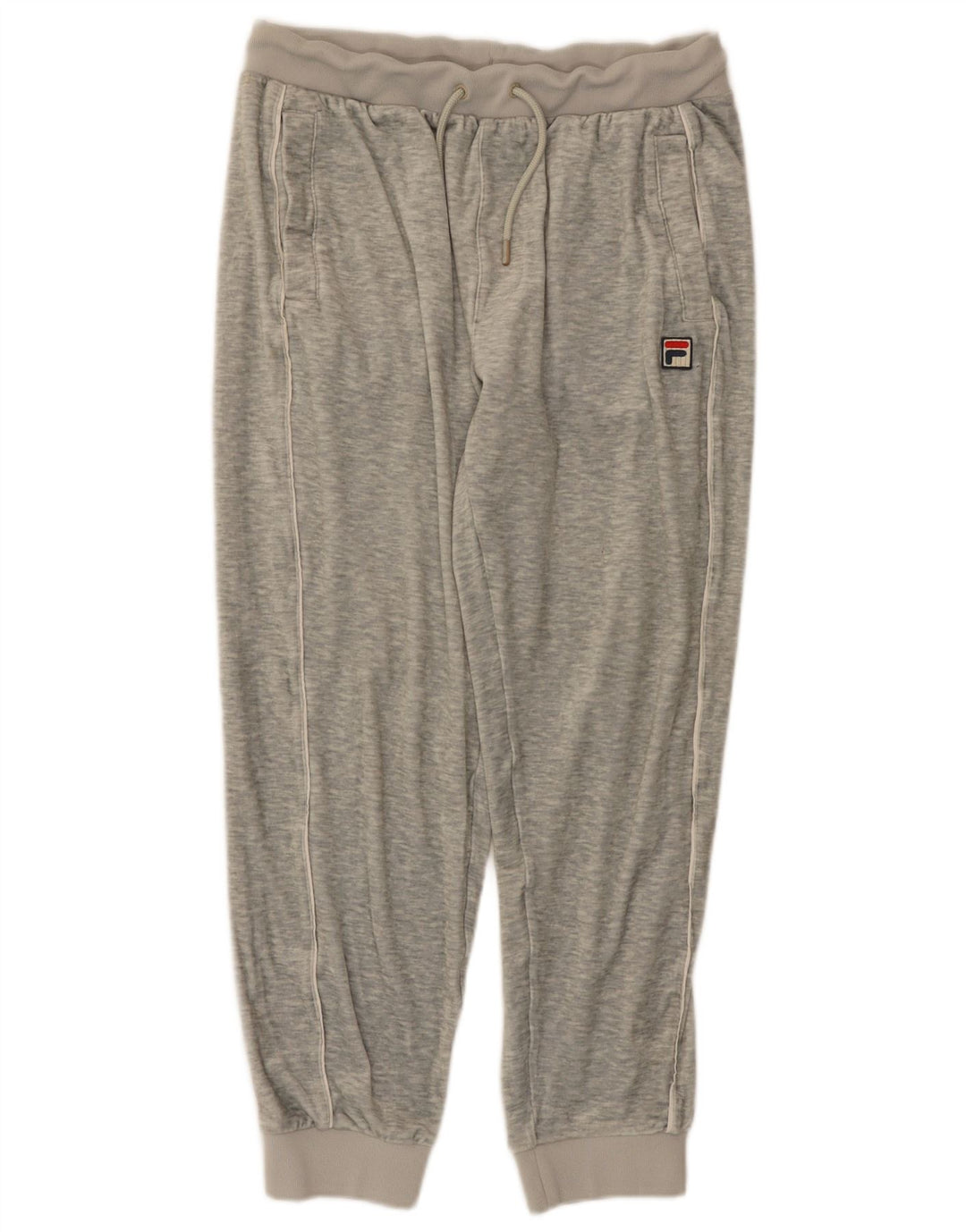 Ανδρική φόρμα βελούδινης Fila Παντελόνι Joggers Μεσαίου Γκρι από πολυεστέρα