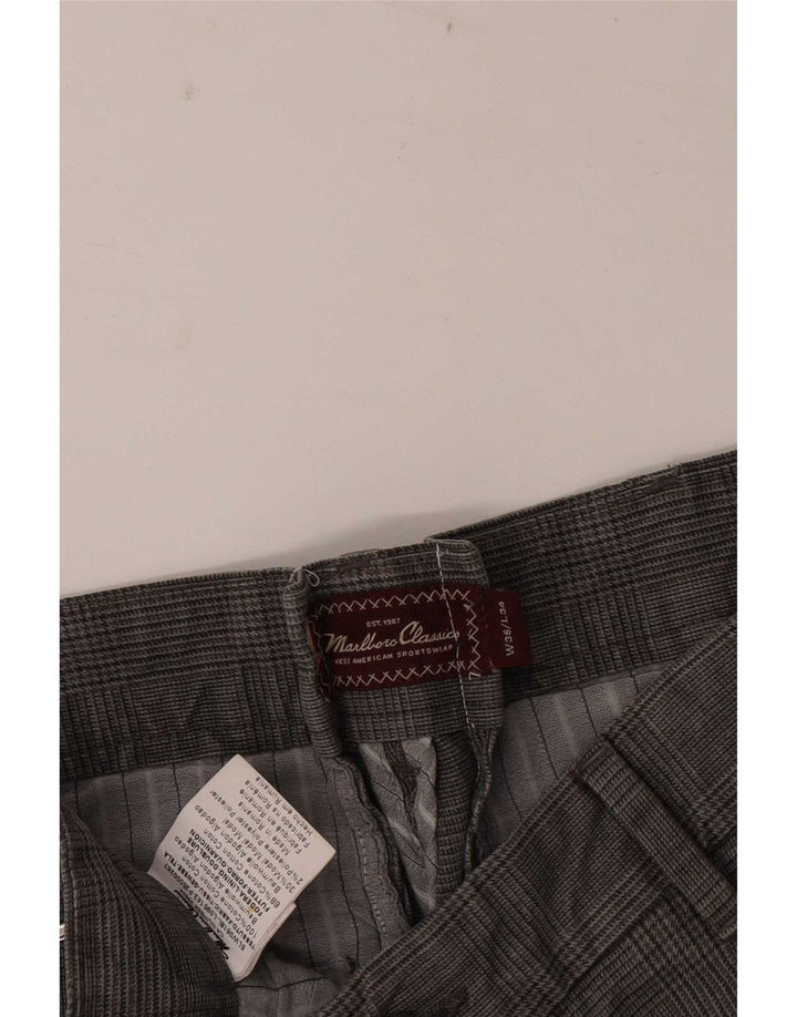 Ανδρικό παντελόνι Chino Marlboro Classics W36 L34 Γκρι βαμβακερό