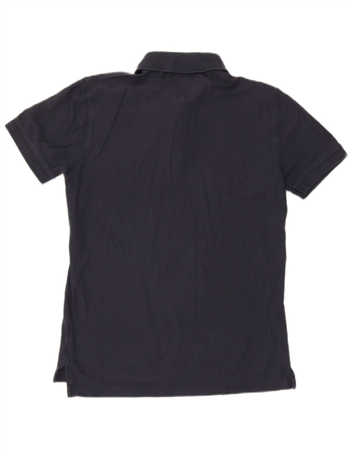 Tommy Hilfiger Ανδρικό πουκάμισο Polo με κανονική εφαρμογή, μεσαίο μπλε ναυτικό