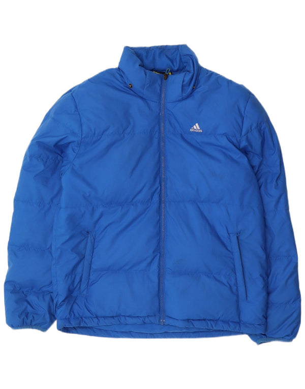 Adidas Ανδρικό μπουφάν με επένδυση UK 38 Medium Blue Polyester