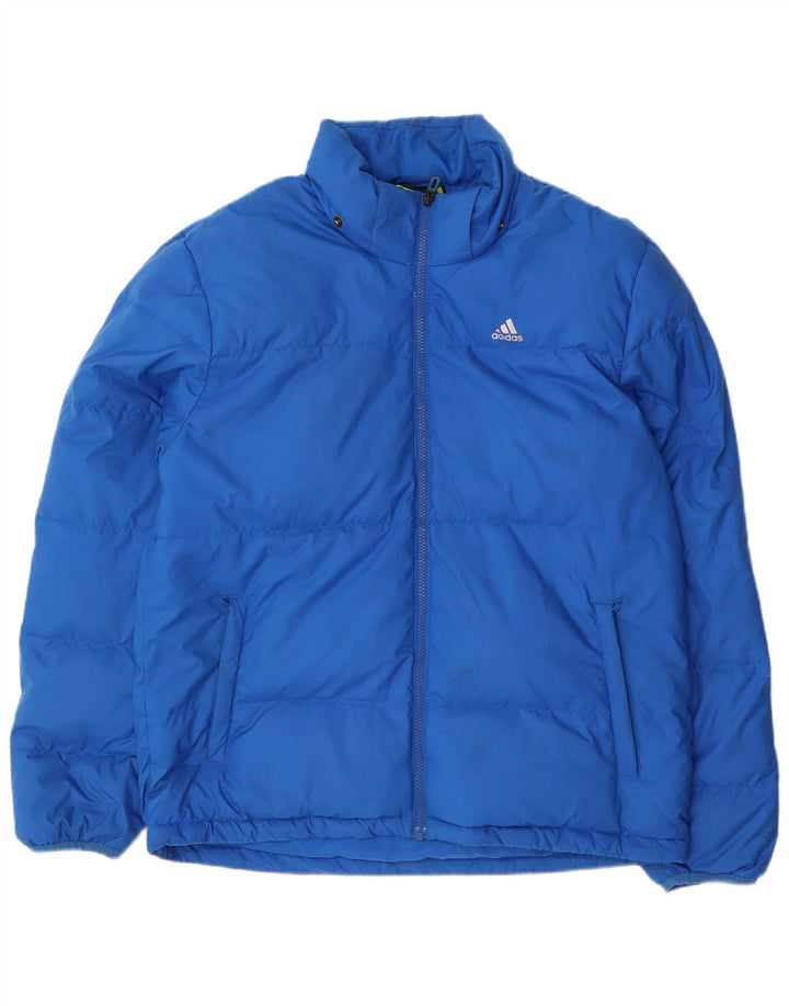 Adidas Ανδρικό μπουφάν με επένδυση UK 38 Medium Blue Polyester