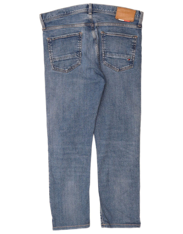 Tommy Hilfiger Mens Bleecker Slim Jeans W32 L27 Blue Cotton