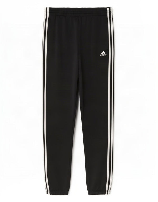 Adidas Boys Tracksuit Trousers Joggers 13-14 Years Black Polyester