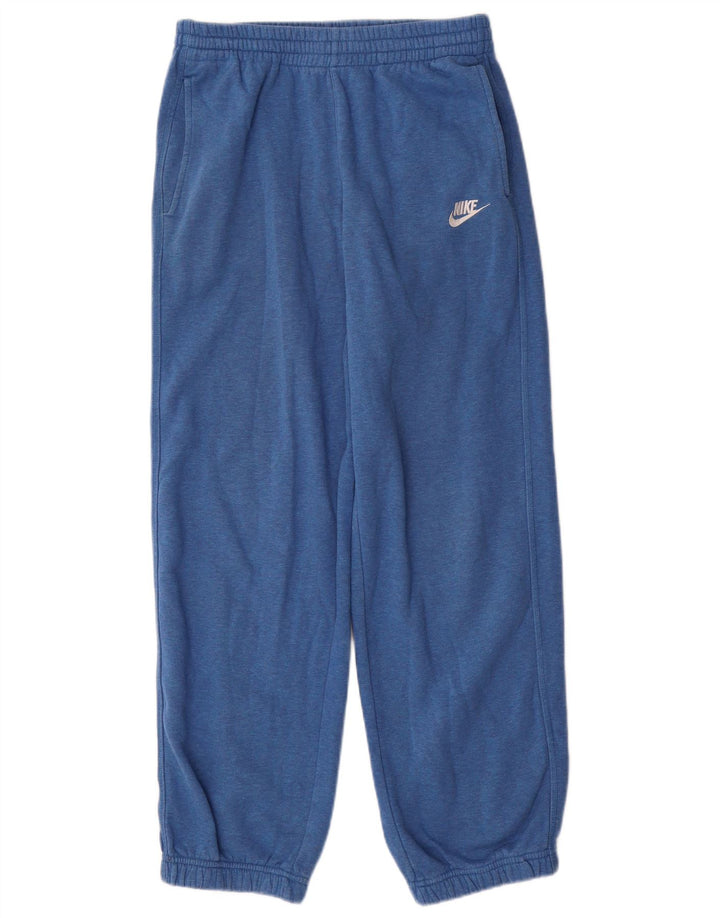 NIKE Boys αθλητική φόρμα παντελόνι Joggers 13-14 ετών XL μπλε βαμβακερό