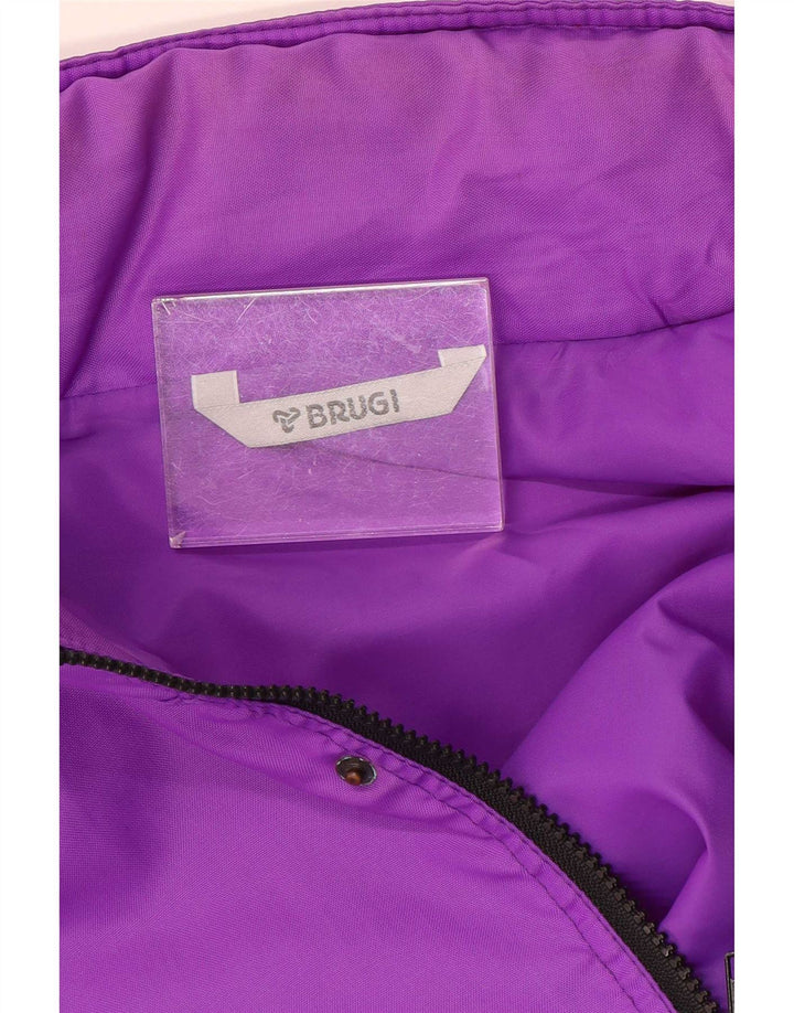 Brugi Ανδρικό μπουφάν βροχής UK 44 2XL Purple Colourblock Polyester