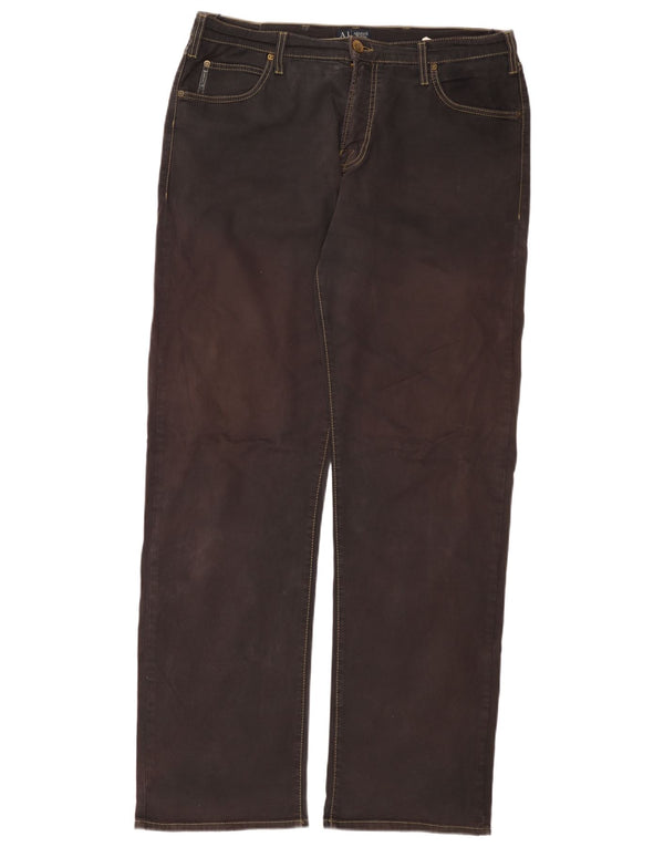 ARMANI Ανδρικό τζιν ίσιο W36 L34 Μαύρο