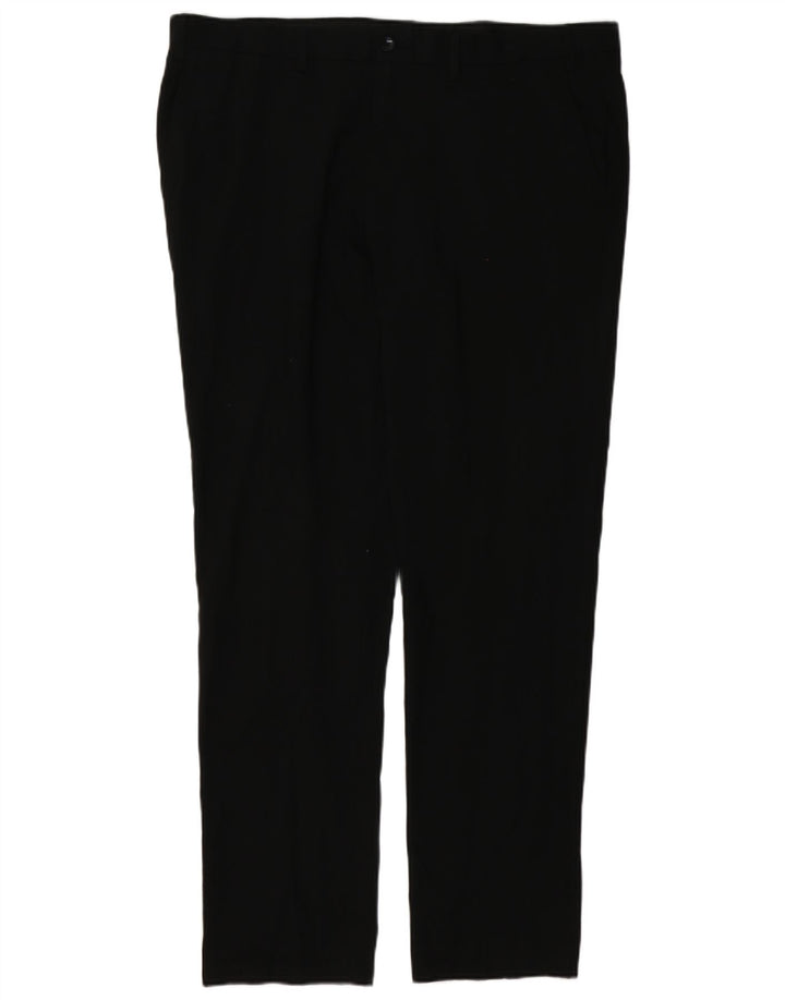 MARKS & SPENCER Ανδρικό Slim παντελόνι Chino W40 L33 Μαύρο Πολυεστέρας