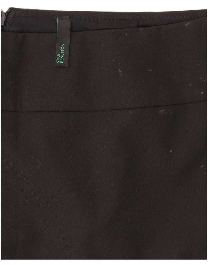 Γυναικεία Pencil Φούστα Benetton Medium W28 Μαύρη