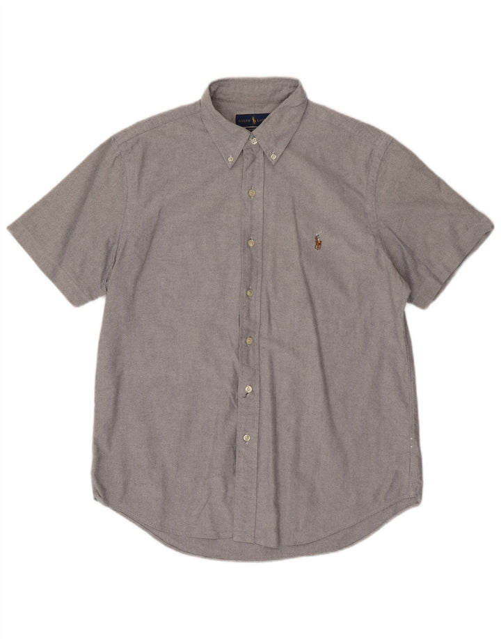 RALPH LAUREN Ανδρικό κοντομάνικο πουκάμισο Classic Fit, μεσαίο βαμβακερό