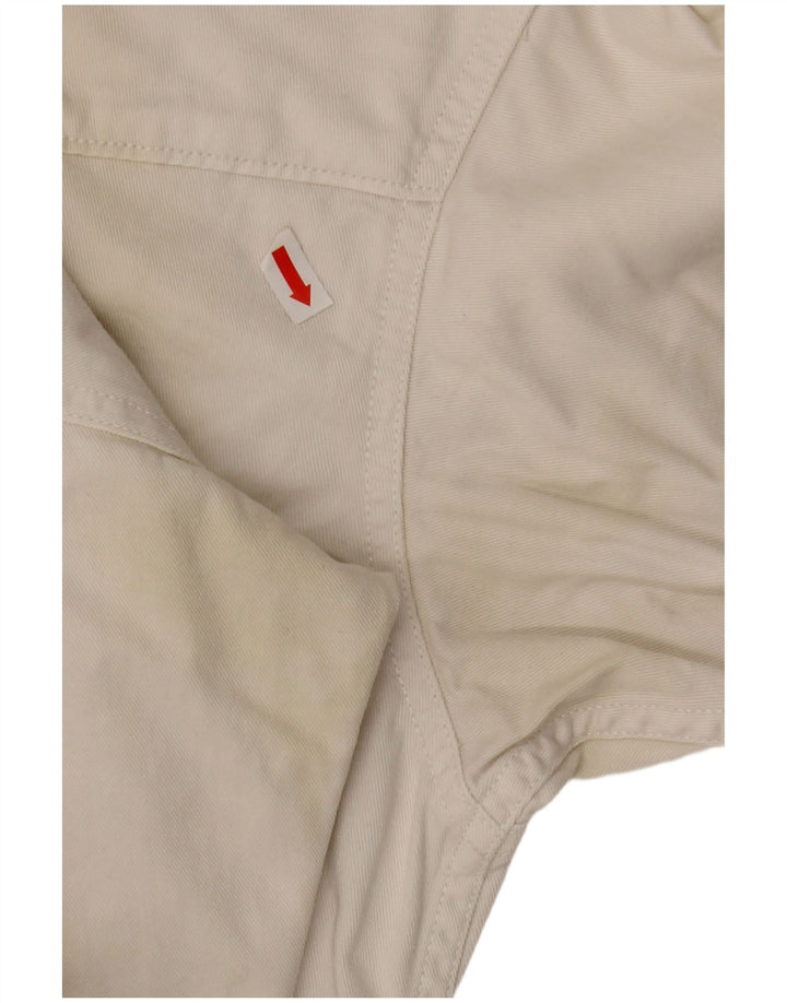 Lee Γυναικείο Τζιν Πουκάμισο UK 14 Μεσαίο λευκό βαμβακερό