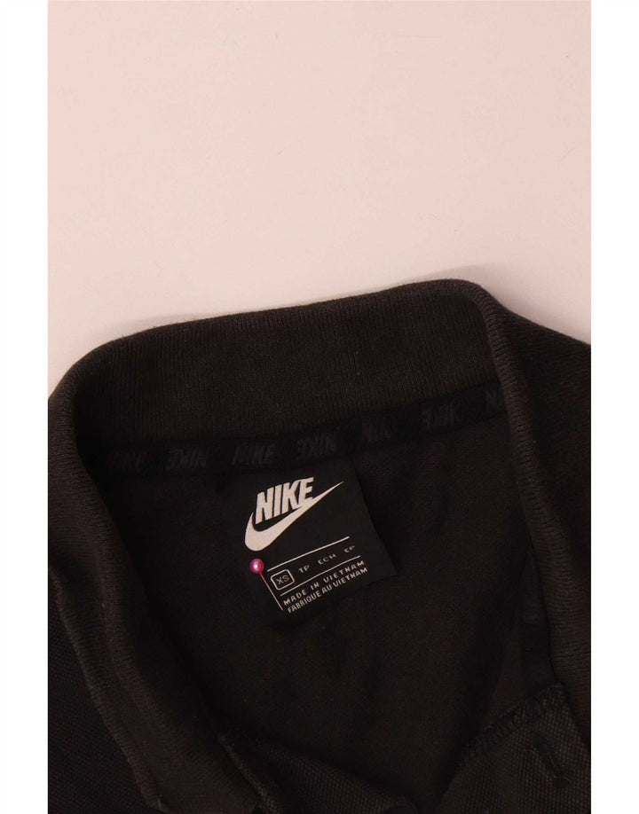 Ανδρικό μπλουζάκι πόλο Nike XS μαύρο βαμβακερό