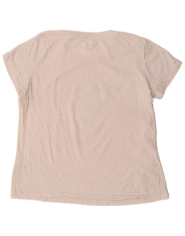 Γυναικείο μπλουζάκι NIKE Milwaukee Bucks γραφικό μπλουζάκι UK 14 μεσαίο λευκό βαμβακερό