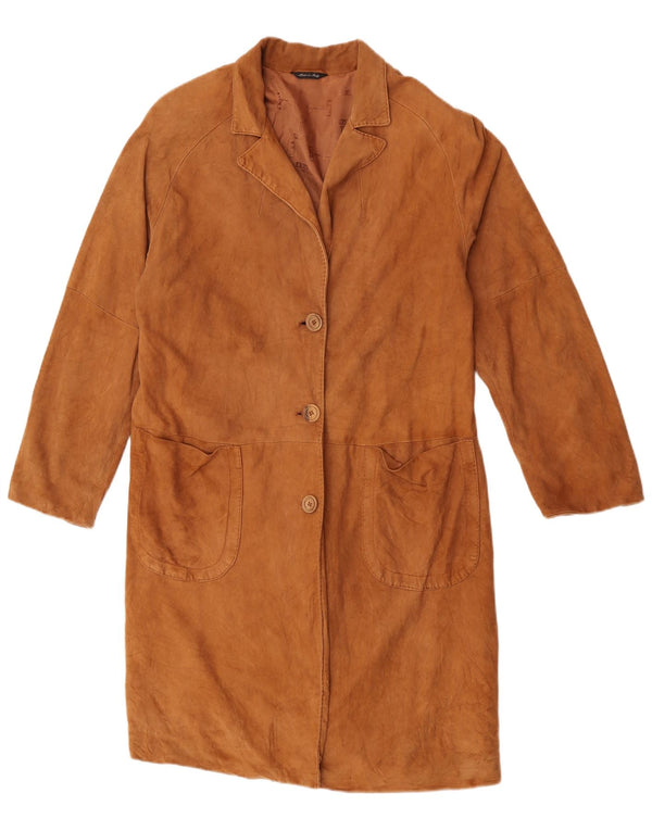 Vintage Γυναικείο Σουέντ Πανωφόρι IT 48 XL Καφέ