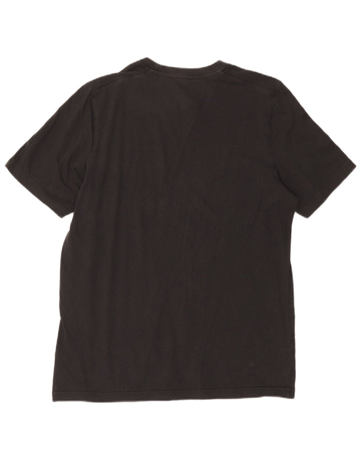 Ανδρικό γραφικό μπλουζάκι ADIDAS Terrex Regular Fit Top Μεσαίο μαύρο βαμβακερό