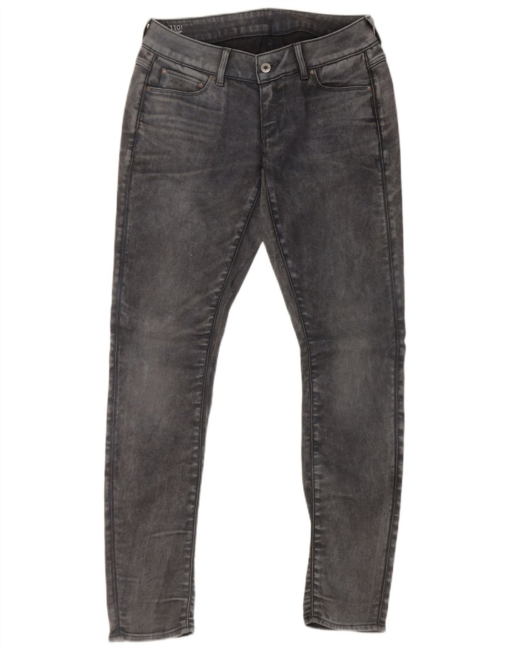 G-STAR Γυναικείο 3301 Χαμηλόμέση Skinny Jeans W29 L32 Γκρι βαμβακερό