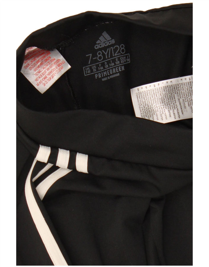 Adidas Girls Aeroready κολάν 7-8 ετών μαύρο πολυεστέρα