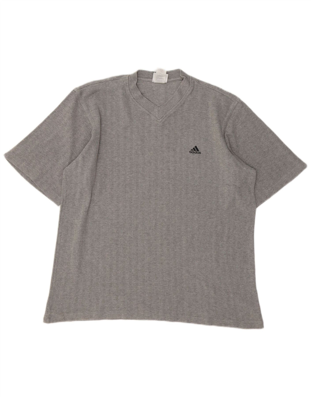 Ανδρικό T-Shirt ADIDAS Top μεγάλο γκρι βαμβακερό