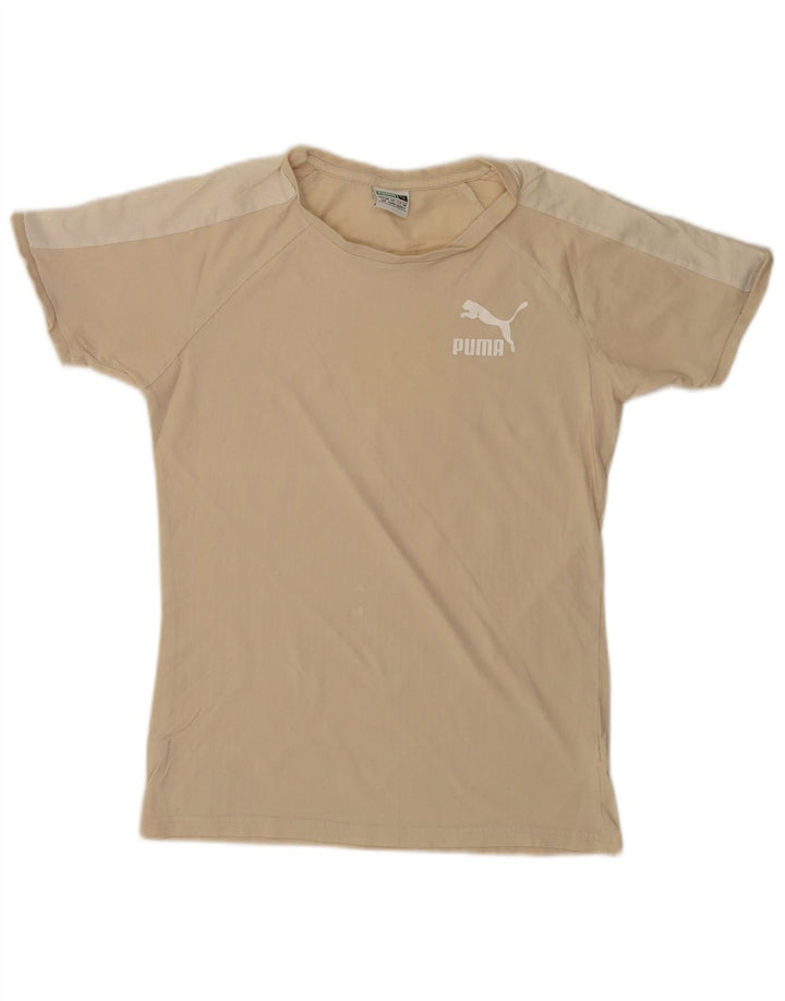 Ανδρικό T-Shirt Puma Top Small Beige Colourblock