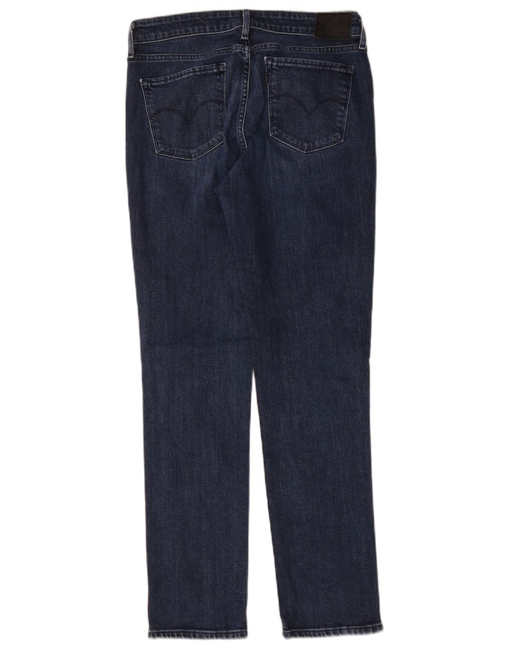 Levi's Womens 712 Slim Jeans W30 L30 Navy Blue Cotton
