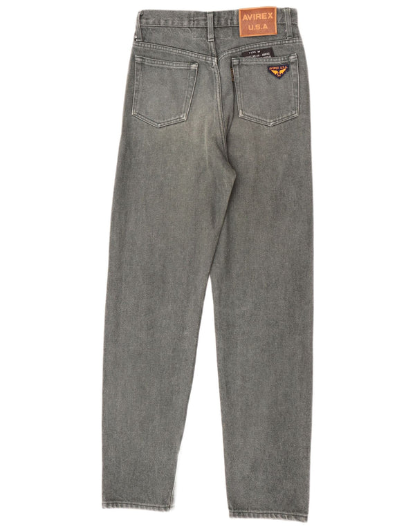 Avirex Girls Tapered Jeans 13-14 ετών W26 L32 Πράσινο βαμβακερό