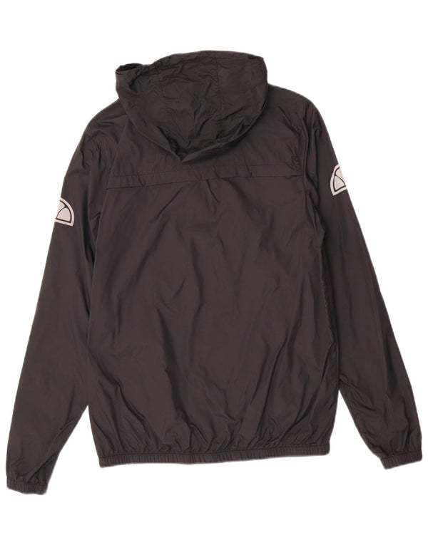 Ellesse Ανδρικό μπουφάν Anorak με κουκούλα βροχής UK 34 XS Μαύρο Πολυαμίδιο