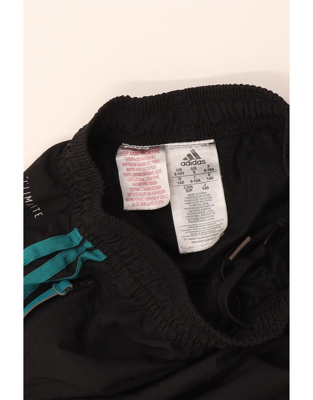 ADIDAS Boys Munster Rugby Graphic αθλητική φόρμα 9-10 ετών Μαύρο