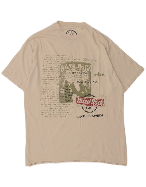 Hard Rock Cafe Ανδρικό T-Shirt γραφικών Sharm El Sheikh Top Large Off White