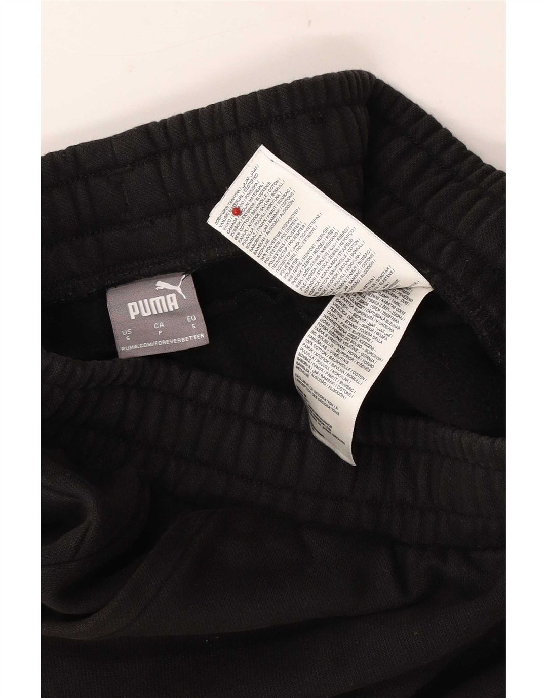 Ανδρική αθλητική φόρμα Puma Παντελόνι Joggers Μικρό μαύρο βαμβακερό