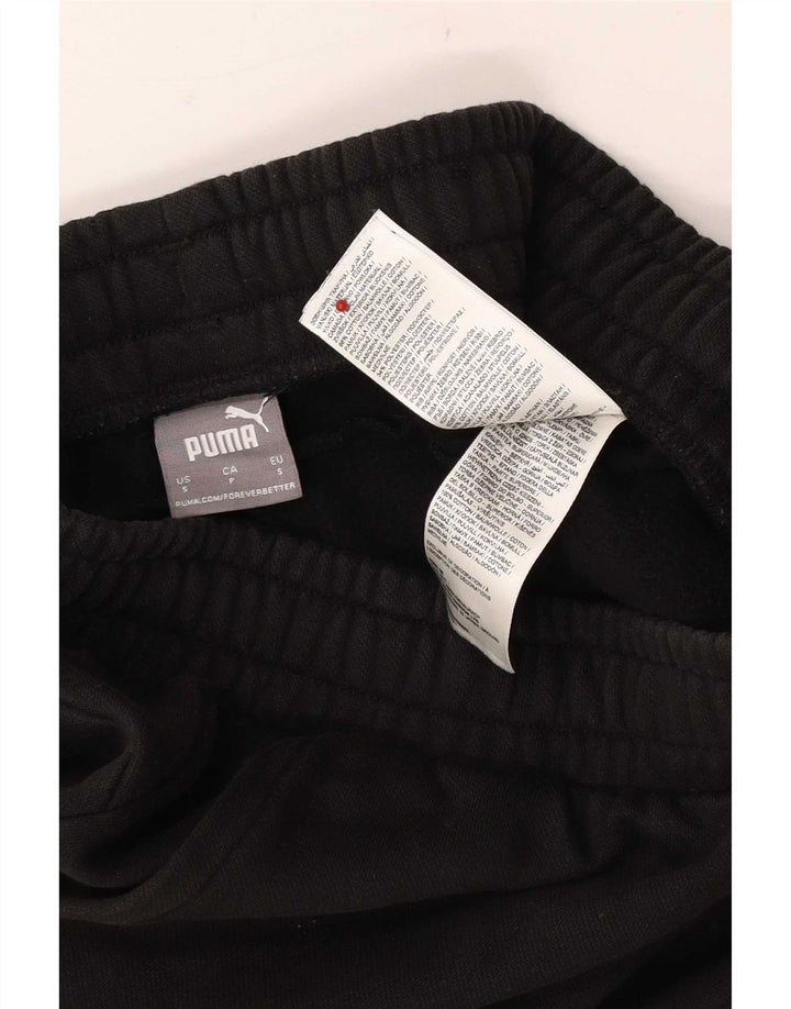 Ανδρική αθλητική φόρμα Puma Παντελόνι Joggers Μικρό μαύρο βαμβακερό