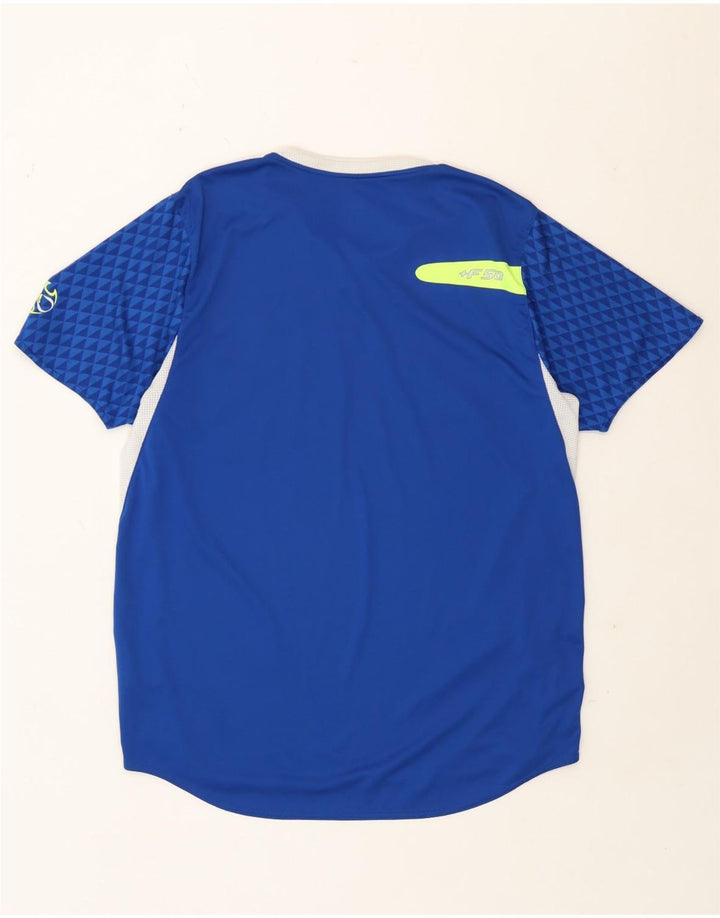 Ανδρικό γραφικό T-Shirt Adidas Top XL Blue Colourblock Polyester