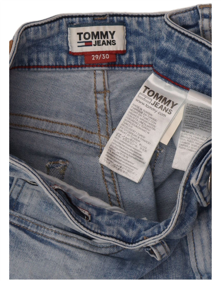 TOMMY HILFIGER Ανδρικό Slim Jeans W29 L30 Μπλε Βαμβακερό