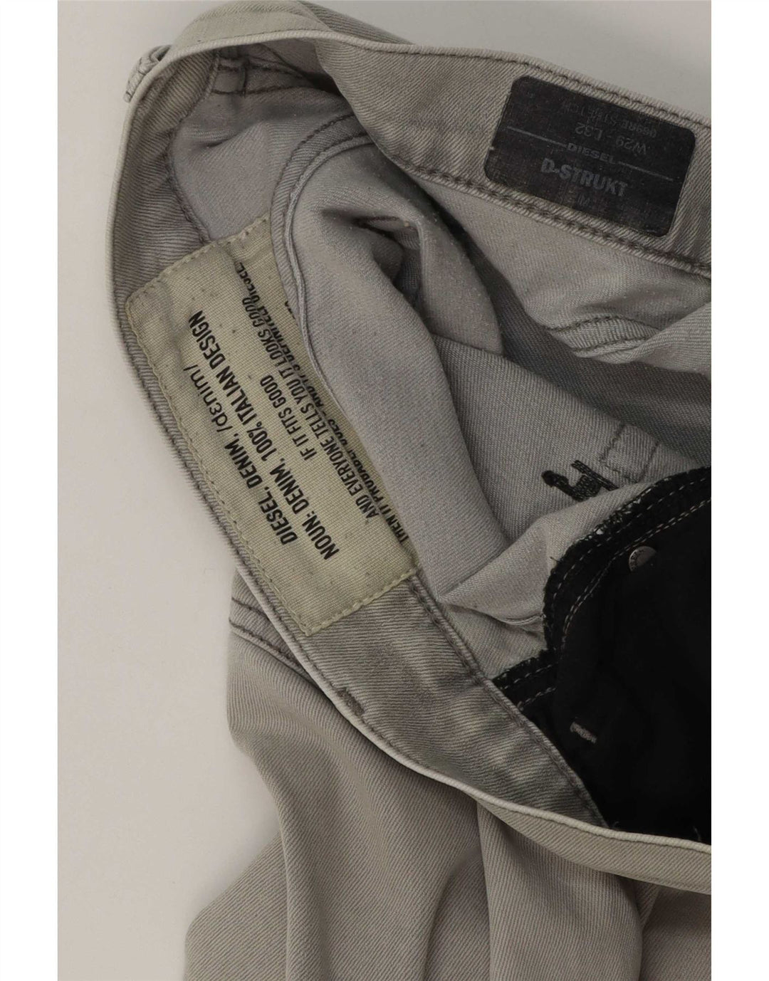Diesel Ανδρικό D-Strukt Slim Jeans W29 L32 Γκρι