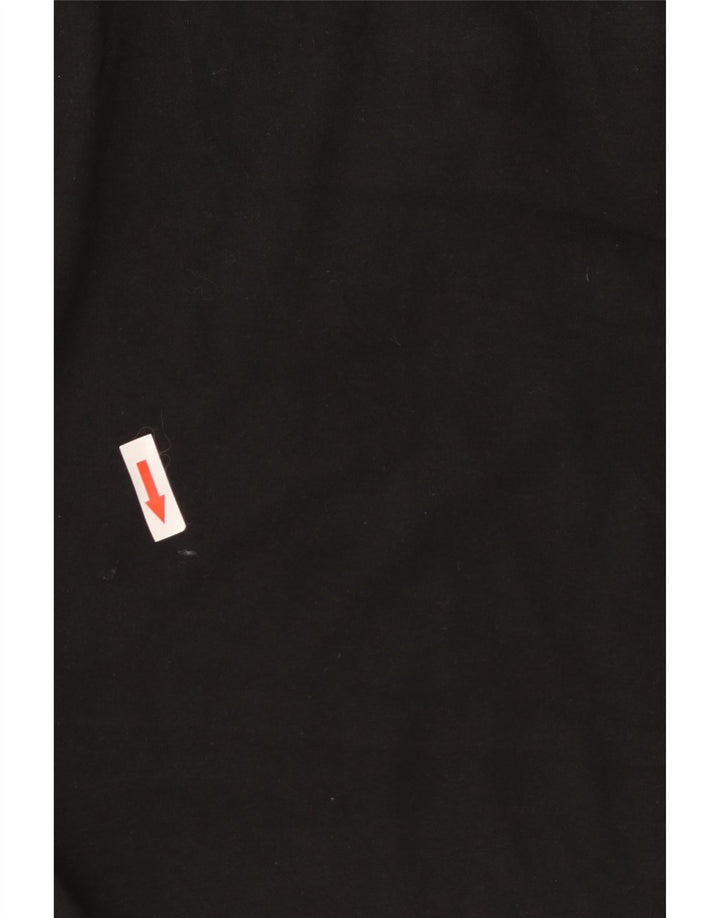 Superdry Γυναικείο Γραφικό Γιλέκο UK 6 XS Μαύρο Βαμβακερό