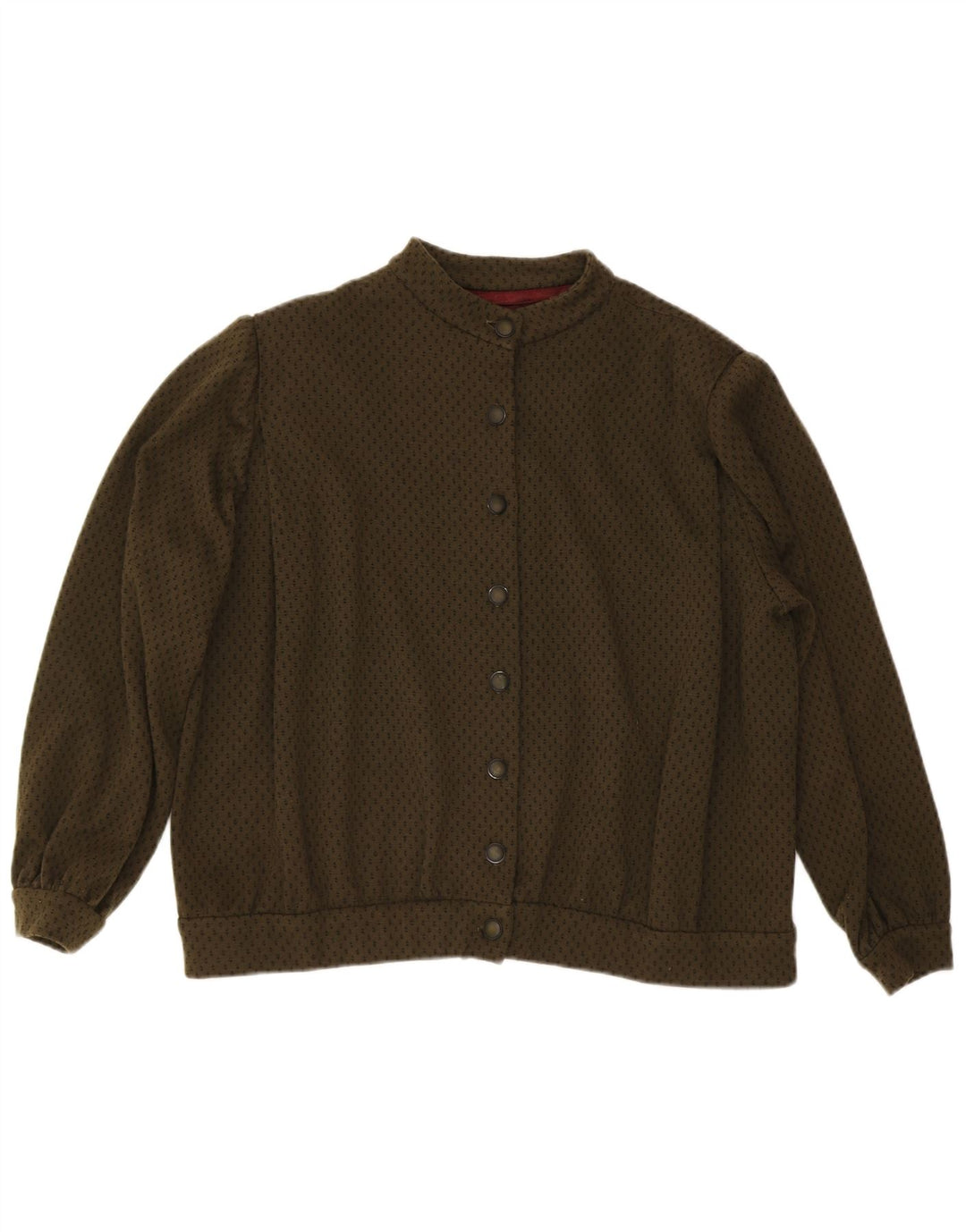 Vintage Γυναικείο Bomber Jacket UK 20 2XL Khaki Spotted