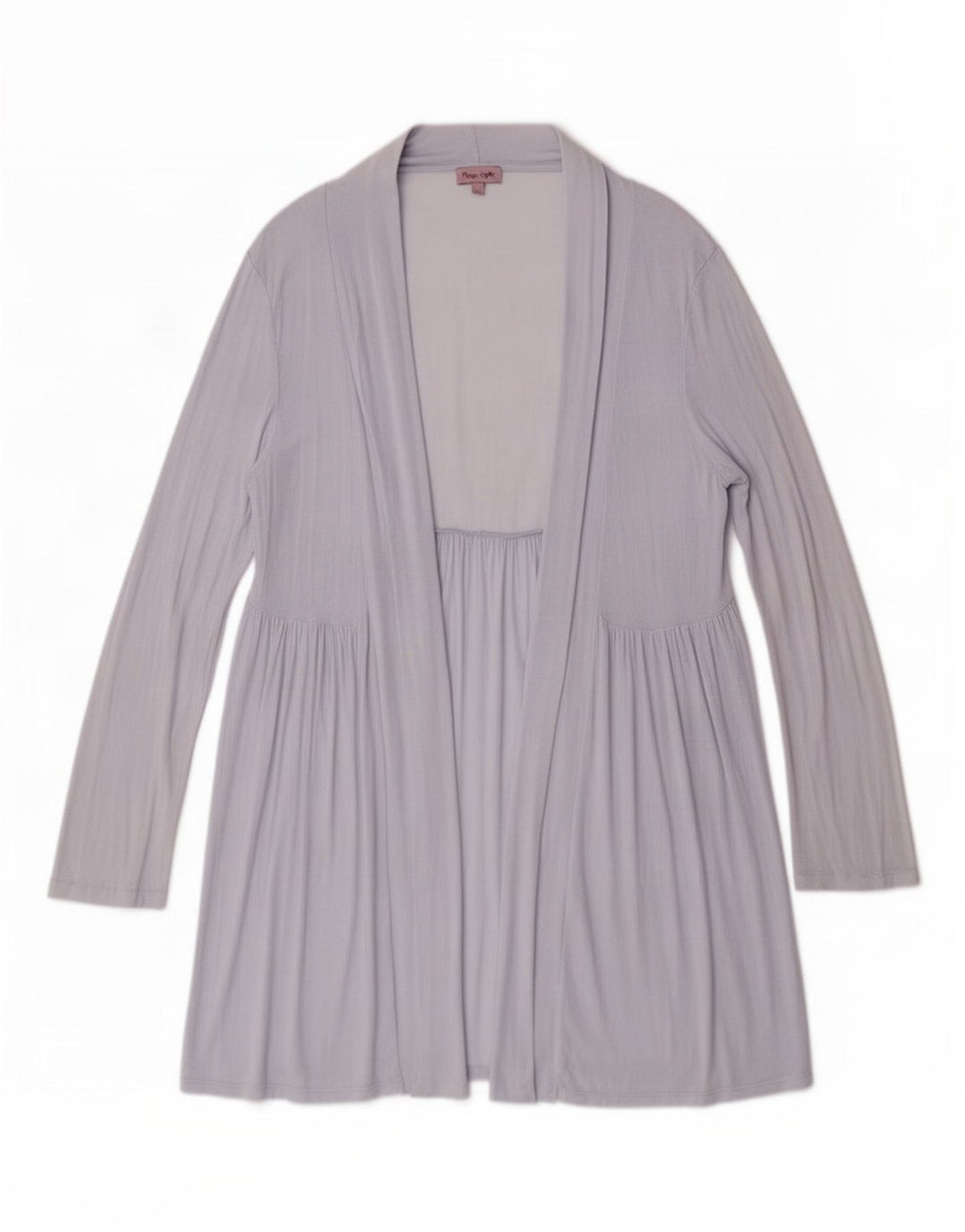 Phase Eight Γυναικεία Longline Cardigan Top UK 12 Medium Blue Viscose
