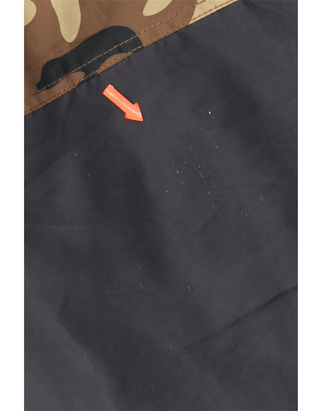 Zara Boys Hooded Parka Jacket 13-14 Years Πολύχρωμο Καμουφλάζ