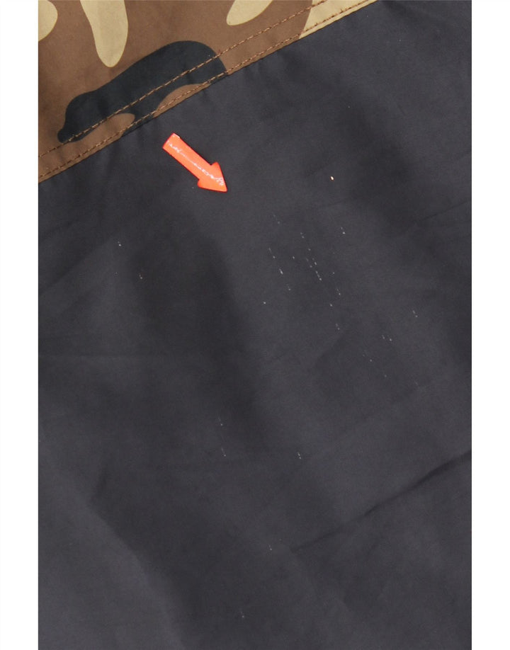 Zara Boys Hooded Parka Jacket 13-14 Years Πολύχρωμο Καμουφλάζ