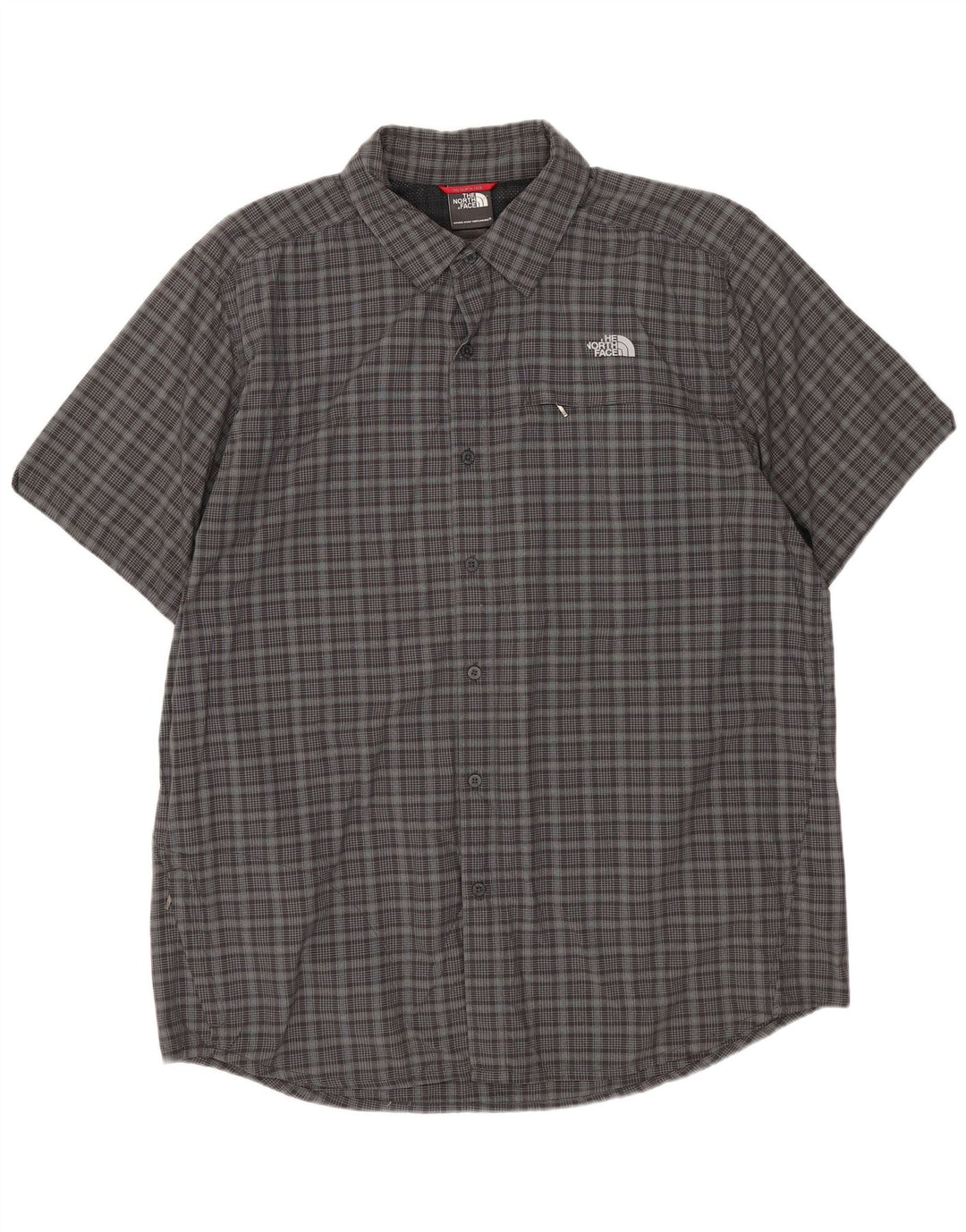 THE NORTH FACE Ανδρικό κοντομάνικο πουκάμισο XL Grey Check Nylon
