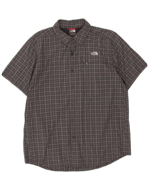 THE NORTH FACE Ανδρικό κοντομάνικο πουκάμισο XL Grey Check Nylon