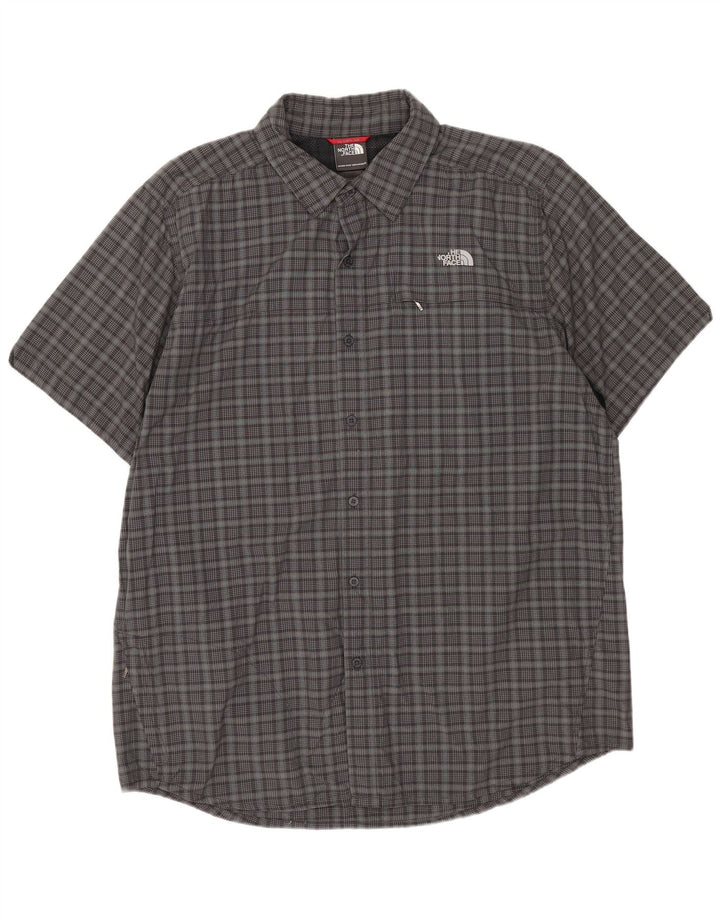 THE NORTH FACE Ανδρικό κοντομάνικο πουκάμισο XL Grey Check Nylon